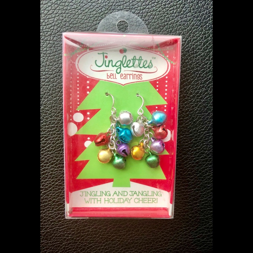 Festive jingle bell earrings